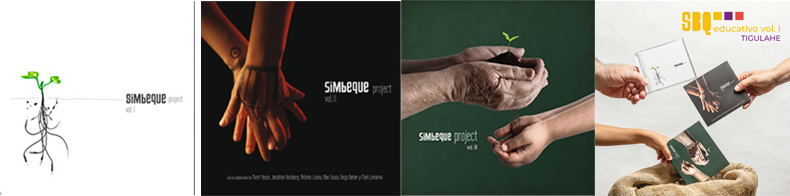 Carátulas de los discos de Simbeque Project